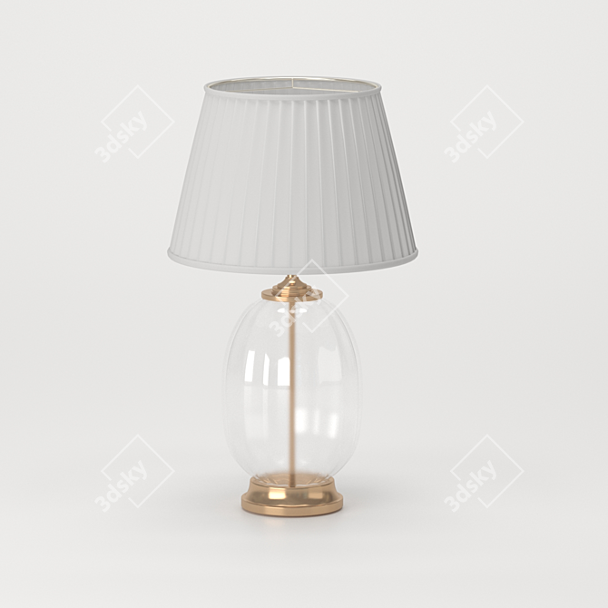 Elegant Baymont Table Lamp 3D model image 5