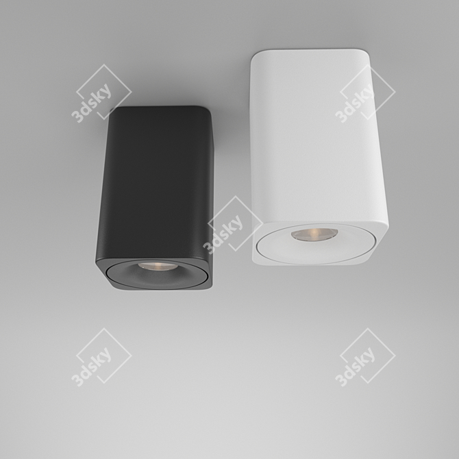 Scandinavian LED Spotlights 3D model image 3