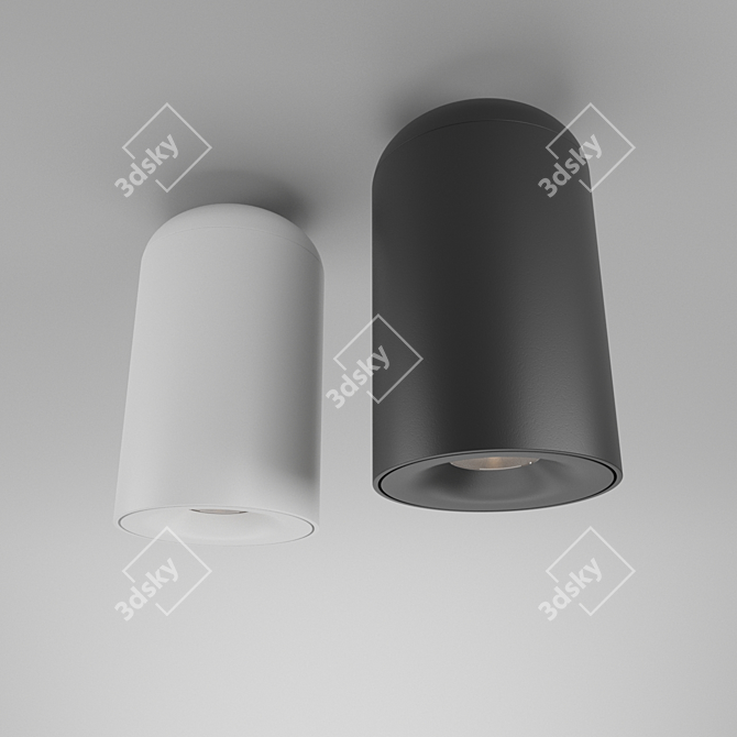 Scandinavian LED Spotlights 3D model image 4