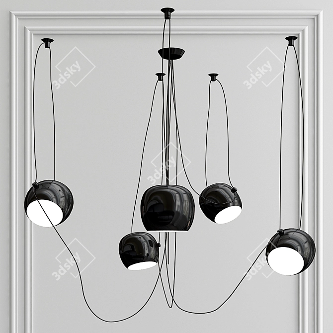 Sleek and Versatile: Aim 5 & Acrobata Suspension Lights 3D model image 3