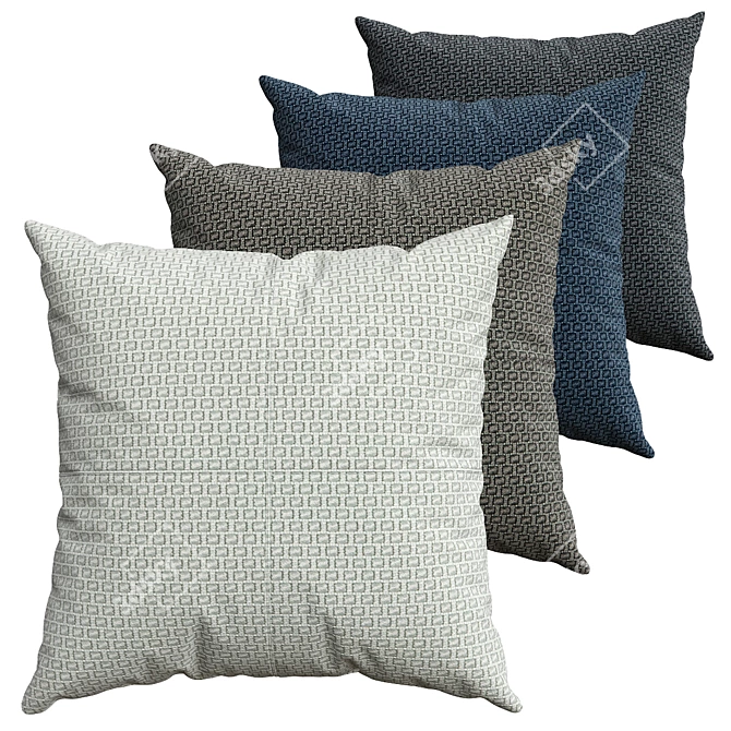 Cozy Cushion Collection 3D model image 1