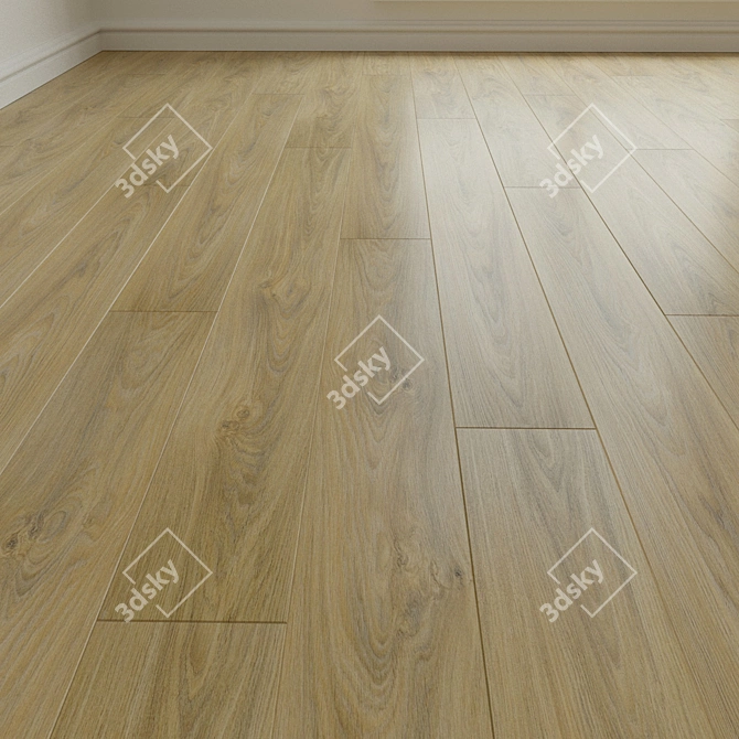 Spartacus Laminate Parquet: Realistic 3D Flooring 3D model image 1