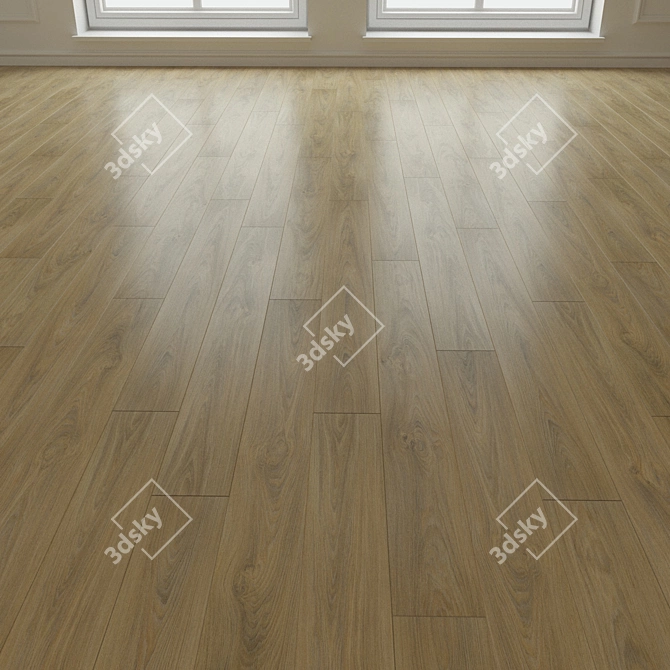 Spartacus Laminate Parquet: Realistic 3D Flooring 3D model image 3