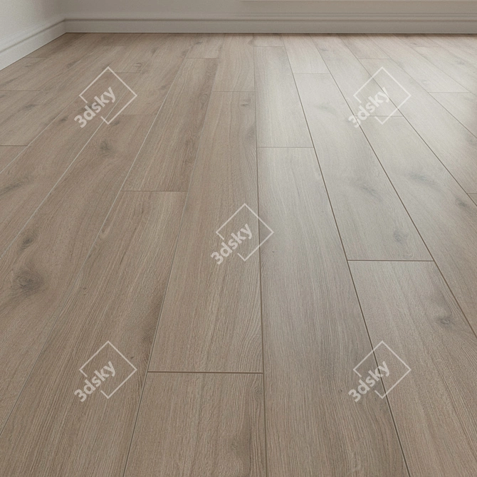 Versatile Parquet Flooring: Cunard 3D model image 1