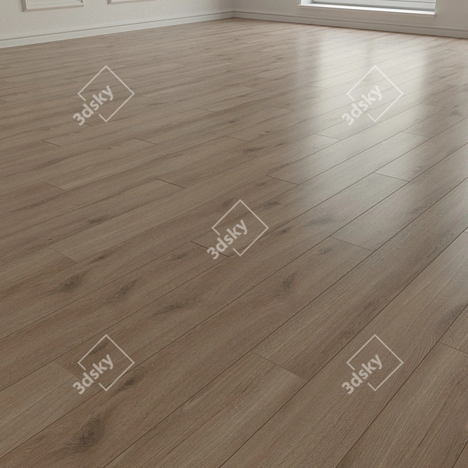 Versatile Parquet Flooring: Cunard 3D model image 2