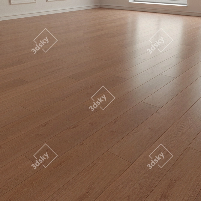  Oak Caliente Laminate Parquet 3D model image 2