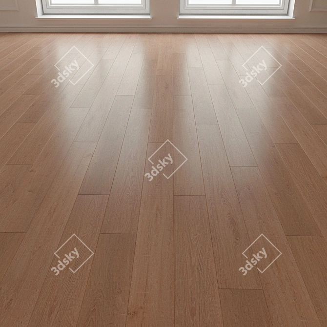  Oak Caliente Laminate Parquet 3D model image 3