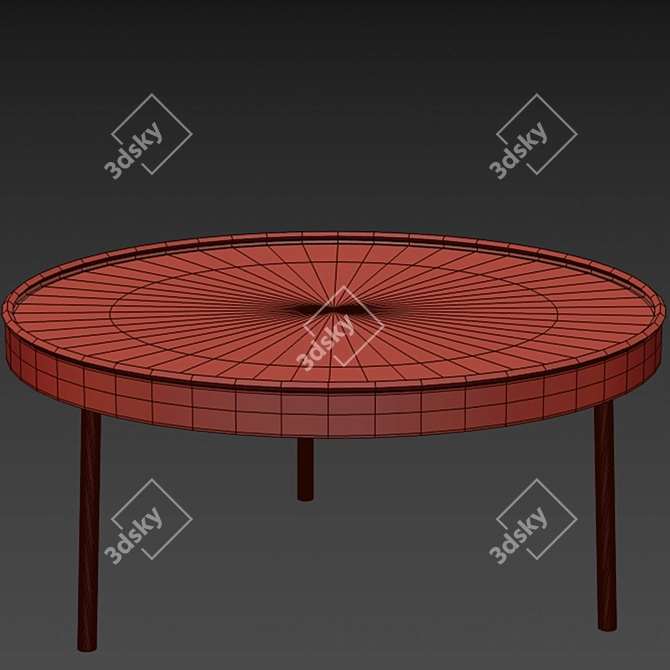 Sleek Northern Coffee Tables 3D model image 2