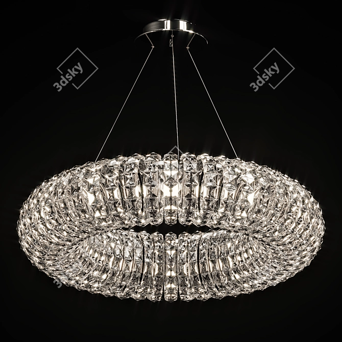 Crystal Chandelier LERD - Elegant Lighting Solution 3D model image 2