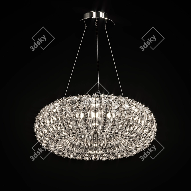 Crystal Chandelier LERD - Elegant Lighting Solution 3D model image 3