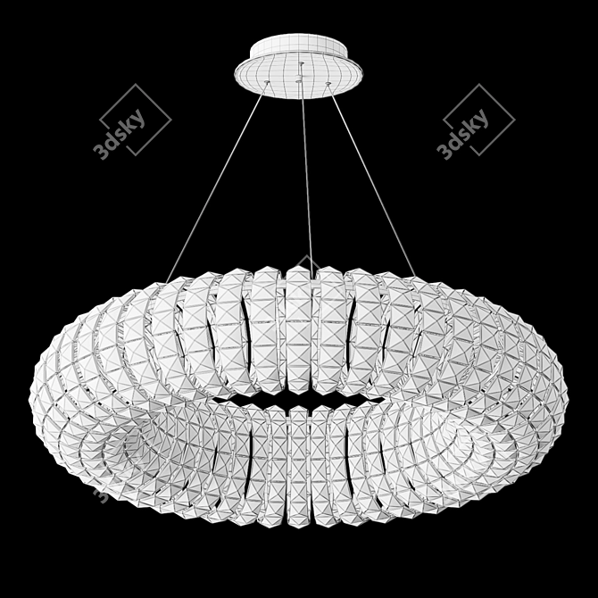 Crystal Chandelier LERD - Elegant Lighting Solution 3D model image 5