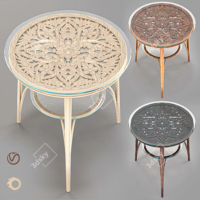 Elegant Table Ornament opps 3D model image 1