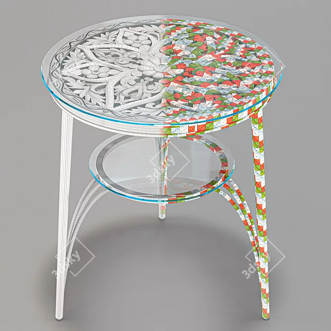 Elegant Table Ornament opps 3D model image 5