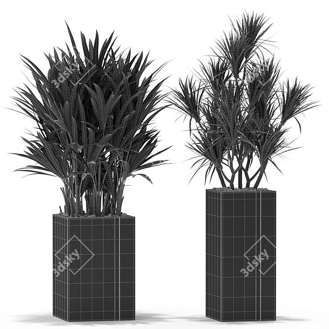 Green Oasis: 375 Plant Collection 3D model image 5