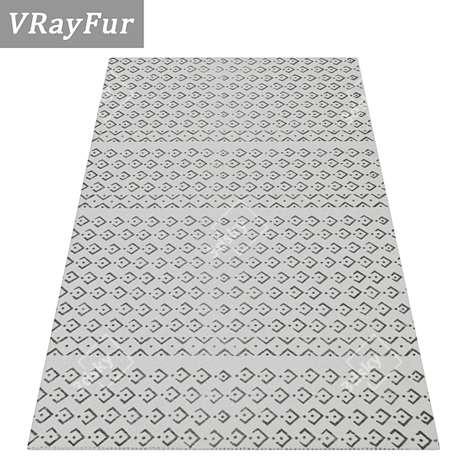 Luxury Carpet Set: High-Quality Textures for Stunning Visuals 3D model image 5