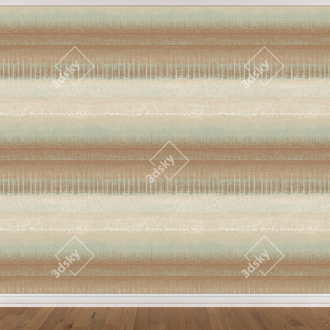 Title: Seamless Wallpaper Set (3 Colors) 3D model image 2