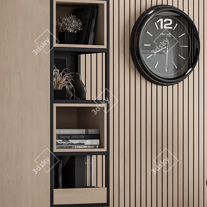 Executive Office Set 11 | Stylish & Functional 3D model image 3