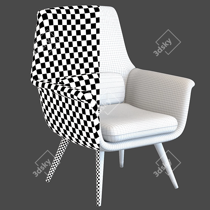 Personalized Seating Bliss 3D model image 4