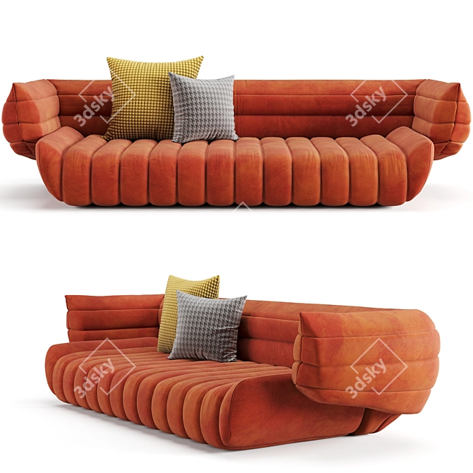 Russian Translation Available
Baxter Tactile Sofa
Luxurious Comfort in One 3D model image 1