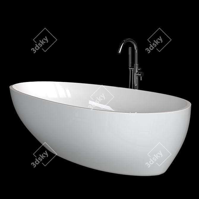 ElegantXL Freestanding Bath - 180-189cm 3D model image 2