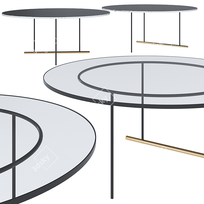 Sleek Icon Coffee Table 3D model image 1