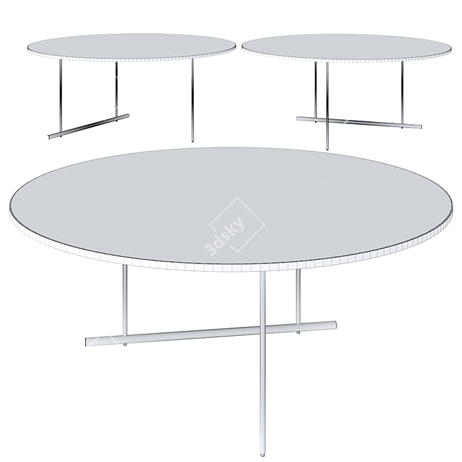 Sleek Icon Coffee Table 3D model image 2