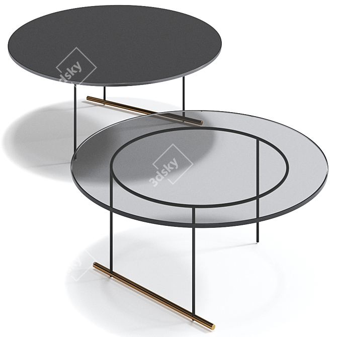 Sleek Icon Coffee Table 3D model image 7