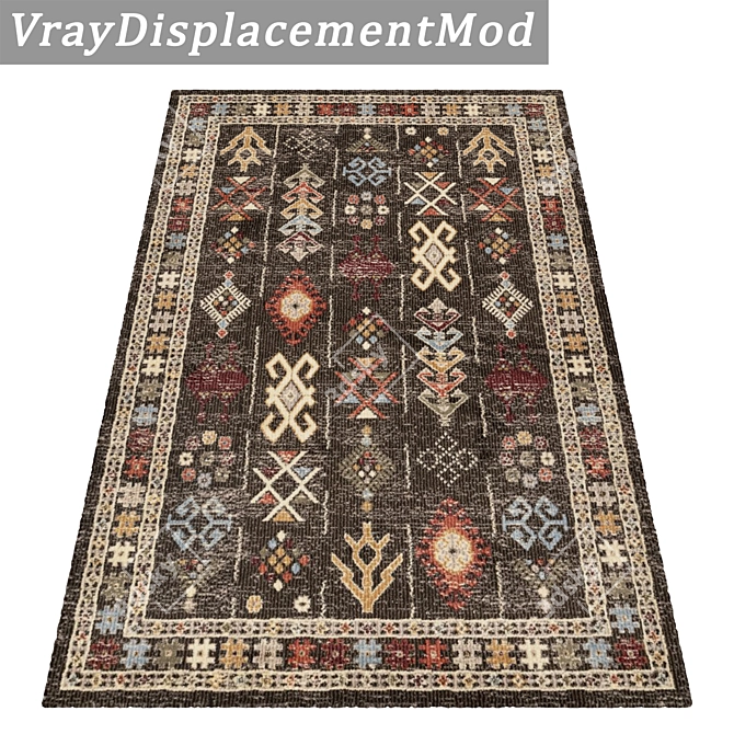 Luxury Rug Set with High-Quality Textures 3D model image 3