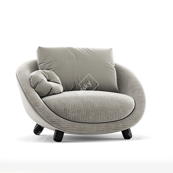 Bart Love Moooi Sofa | Modern Elegance for Comfort 3D model image 3