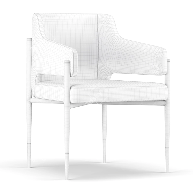 Elegant Giuliette Chair: Sophistication Meets Comfort 3D model image 5