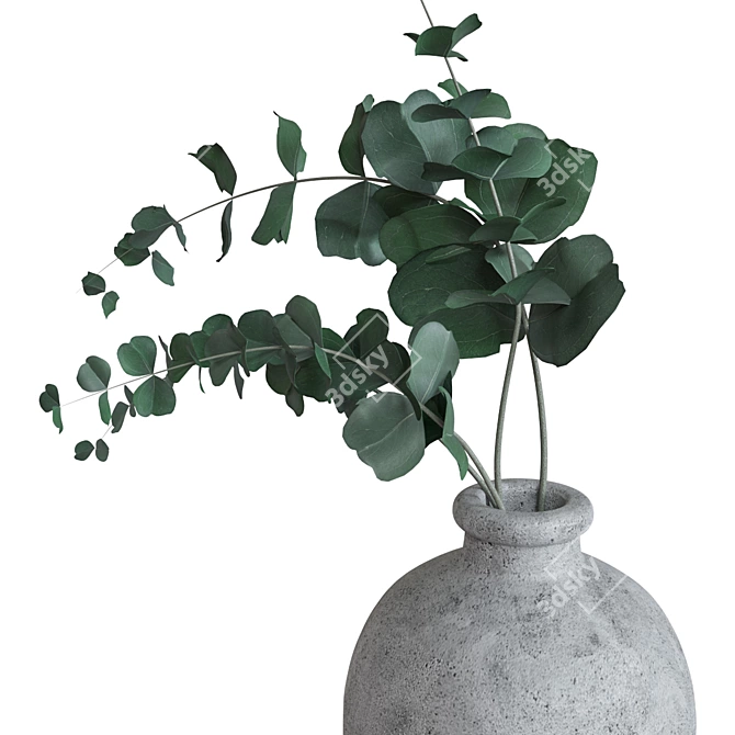  Fresh Eucalyptus Vase Filler 3D model image 2