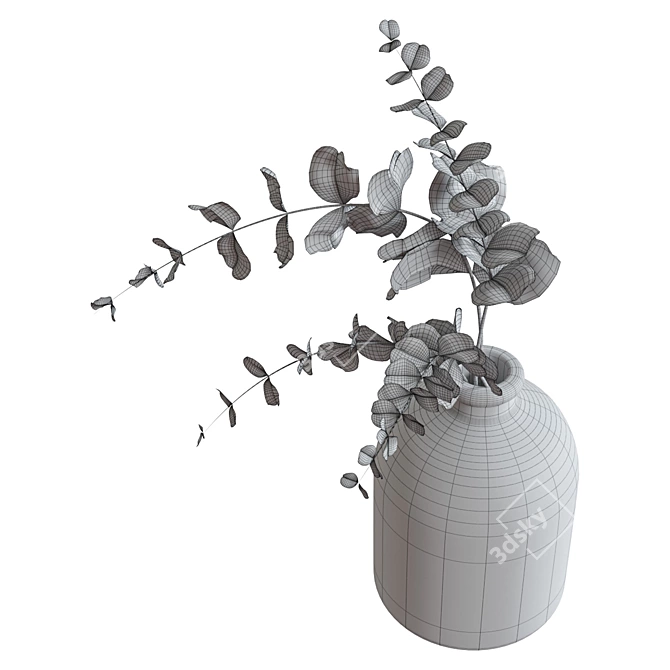  Fresh Eucalyptus Vase Filler 3D model image 3