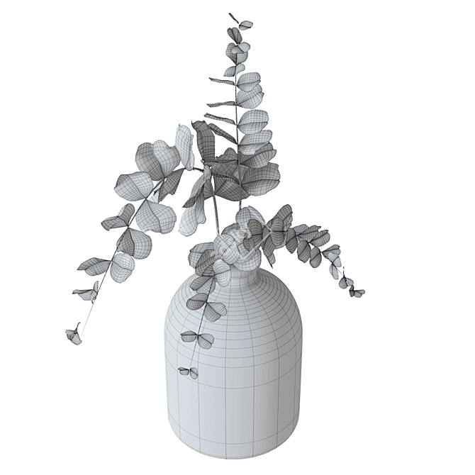  Fresh Eucalyptus Vase Filler 3D model image 5