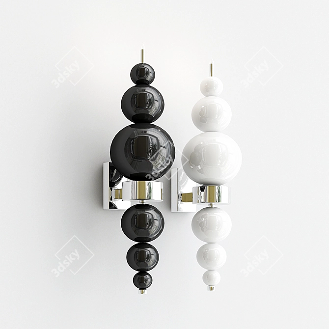 Lunar Essence Wall Sconce 3D model image 2