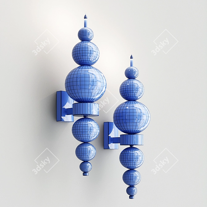 Lunar Essence Wall Sconce 3D model image 3