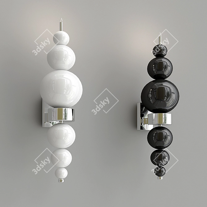 Lunar Essence Wall Sconce 3D model image 4