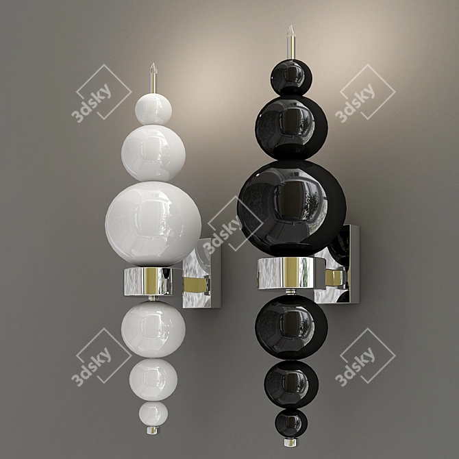 Lunar Essence Wall Sconce 3D model image 5