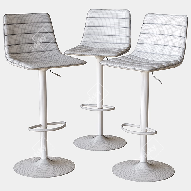 Prima Stool: Sleek & Stylish Seating 3D model image 3