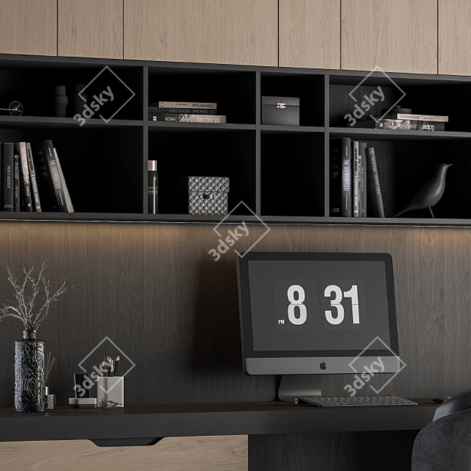 Elegant Essentials: Home Office 10 3D model image 3