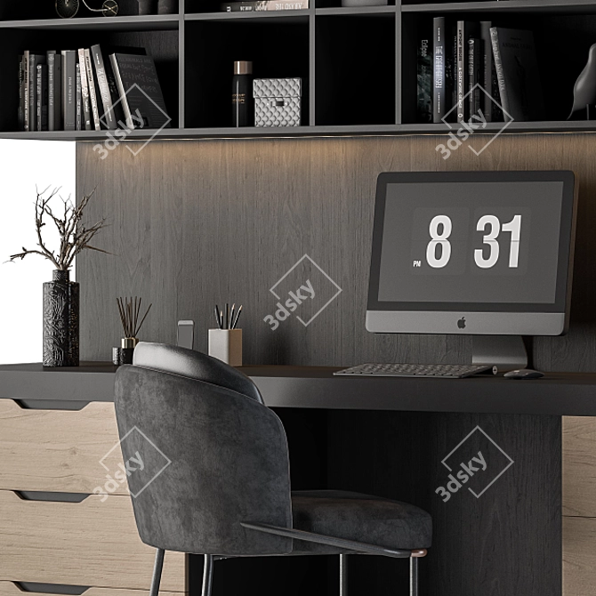 Elegant Essentials: Home Office 10 3D model image 4