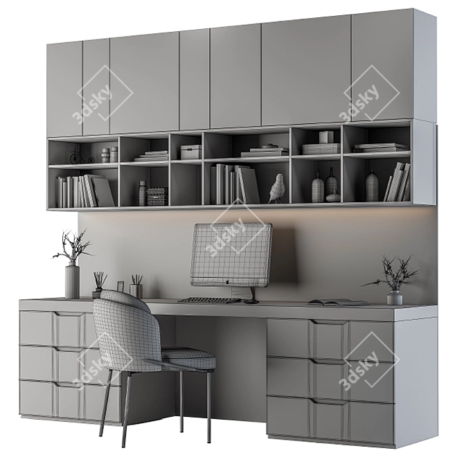 Elegant Essentials: Home Office 10 3D model image 5