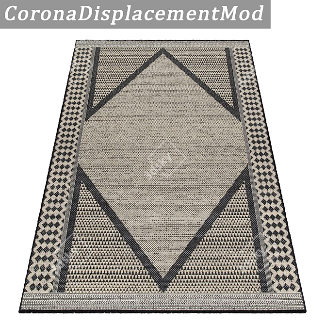 Luxurious Carpets Set - High-Quality Textures 3D model image 4