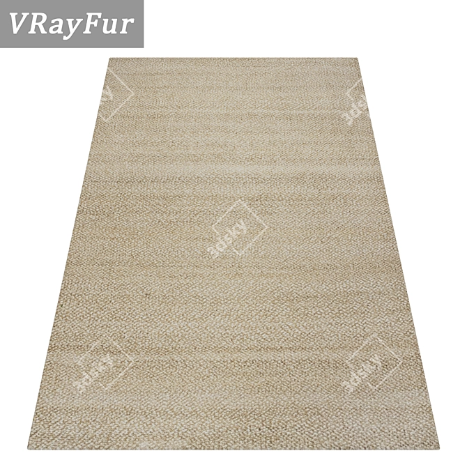 Luxurious Carpet Set for Stunning Renders 3D model image 2