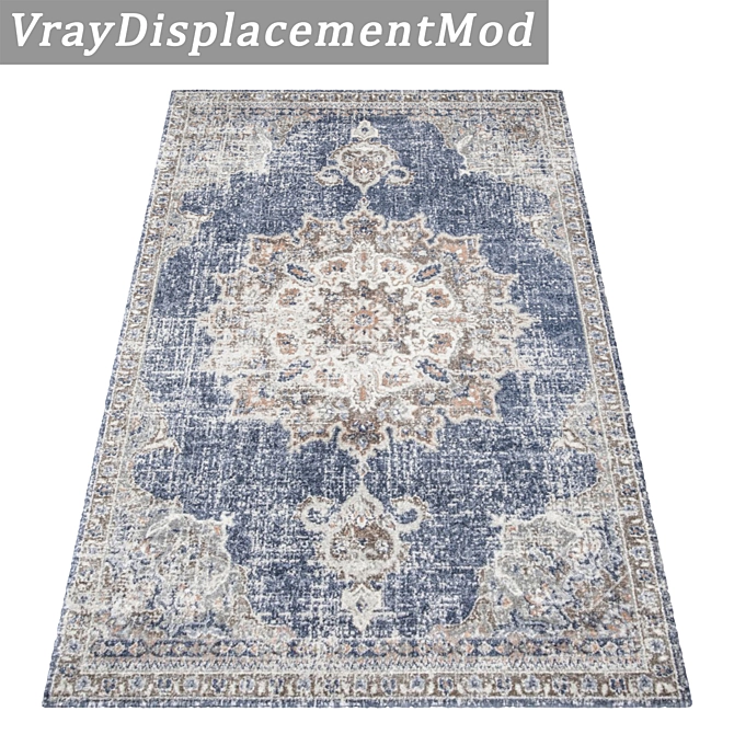 Luxury Carpet Set with High-Quality Textures 3D model image 3