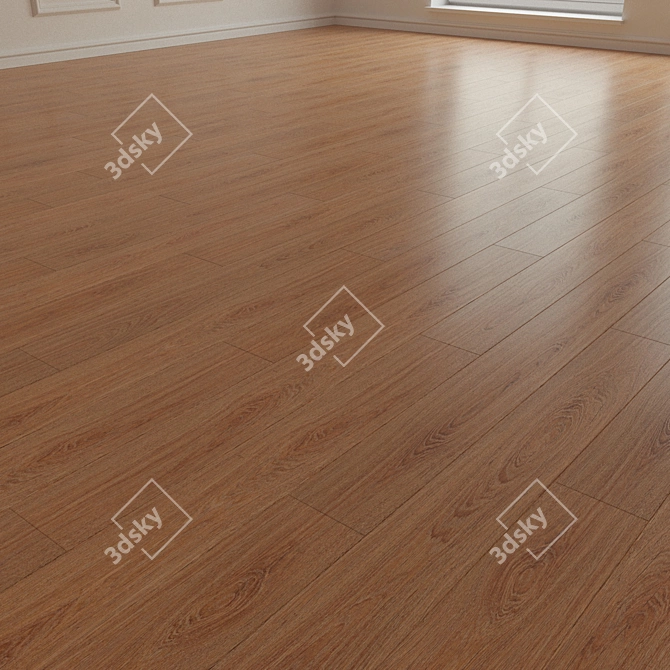 Versatile Oak Tango Beige Laminate 3D model image 2