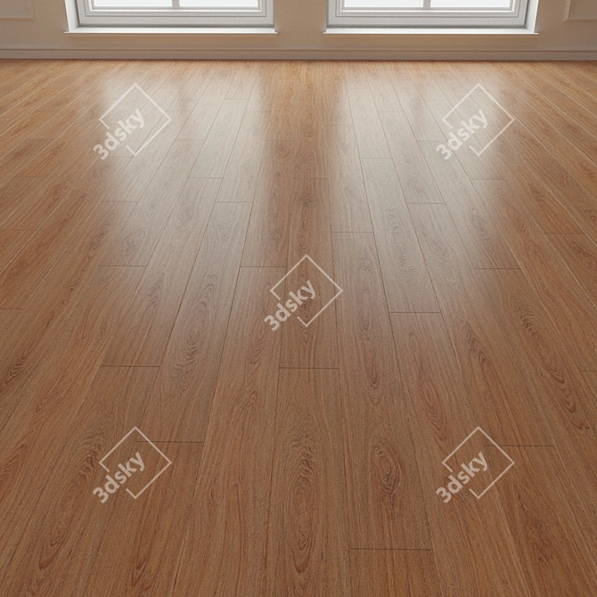 Versatile Oak Tango Beige Laminate 3D model image 3