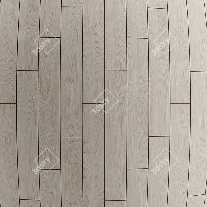 Oak Floor: Seamless PBR Textures 3D model image 2