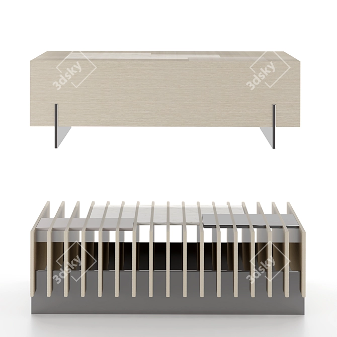 Versatile and Stylish: Fit Giorgetti Coffee Table 3D model image 2