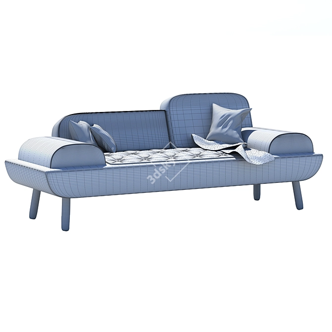  Modern Minimalist Sofa 3D model image 3