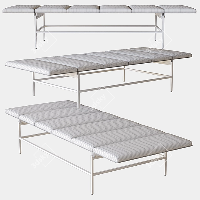  Bernhardt Ardmore: Stylish 3D Bench 3D model image 2